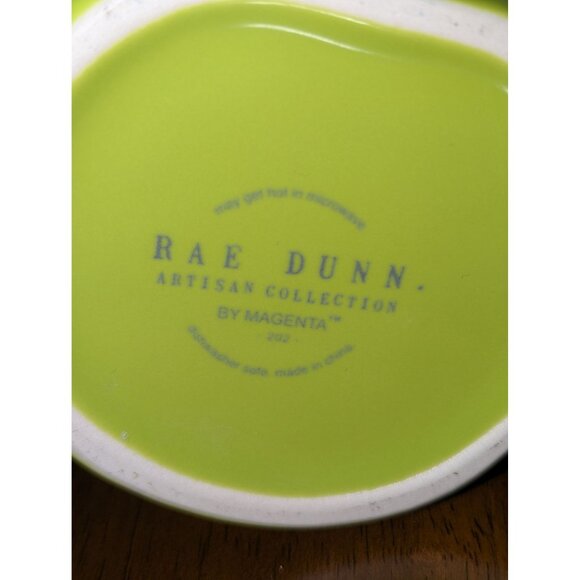Rae Dunn Artisan Collection Green Ceramic Mug With "Potion" Text - Picture 3 of 4